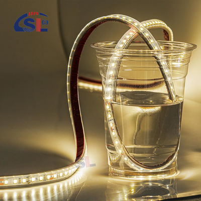 Striscia LED impermeabile 12V 24V Bianco Caldo Bianco 2835 120LED/m per ornamenti da giardino all'aperto