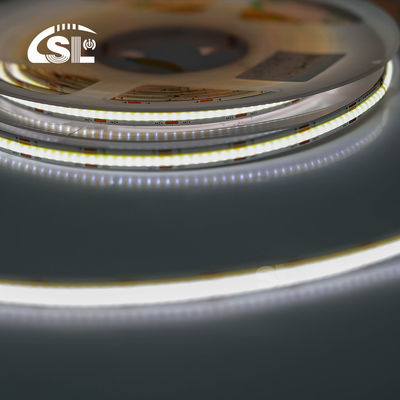 Non impermeabile 24v COB 320Ds 8mm Ra 80 CCT Tricolor Cob LED Light Strip