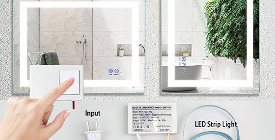 Non impermeabile 24v COB 320Ds 8mm Ra 80 CCT Tricolor Cob LED Light Strip