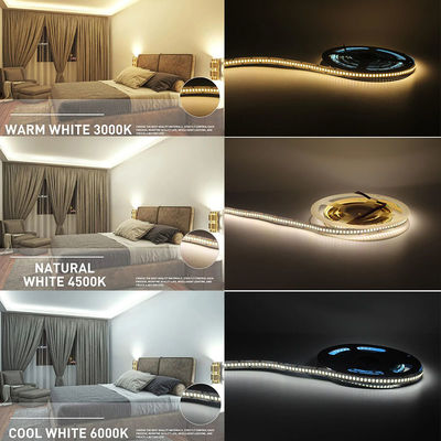 240LED 2835 LED Strip Light per Camera Cucina Bar Bianco neutro/Bianco caldo/Bianco DC12V/24V