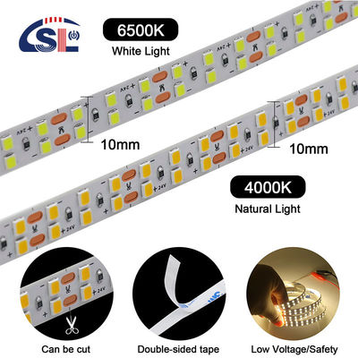 120 LED a doppia fila LED per hotel Bagno Specchio 12V 5MM 2835 Specchio Bianco Caldo