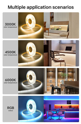 Controllo dei sensori COB 320Ds 8mm Ra 80 4000K LED Light Strip SL- COB-03208D40