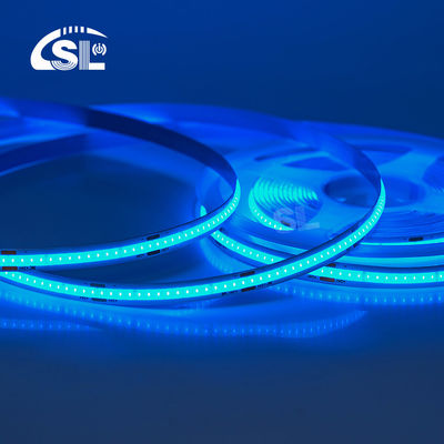 Electroplate COB 24v COB 320Ds 8mm Ra 85 Ice BLue Light Strip con durata di vita di 50000 ore