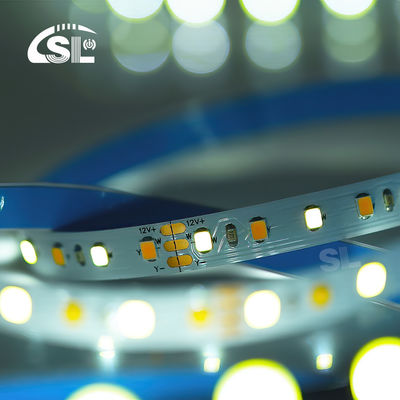120 leds CCT Led Strip Light 2700k-6500k 5/10M/Roll 12/24V DC Input Voltage DC 24V
