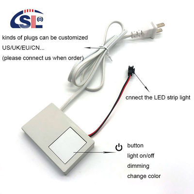 60W 12V Defogger con una chiave un colore selezionato LED Dimmer Mirror Touch Sensor Switch
