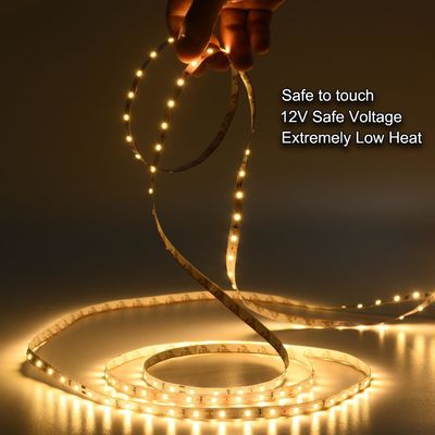 IP20 2835 SMD Monocolore LED Strip Light 120 Led 12V 24V 8W Basso Voltaggio 3M per specchio