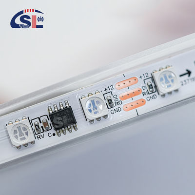 12V WS2811 60Leds Magic Digital Multi Color 5050 RGB LED Strip indirizzabile Pixel Caldo Bianco IP20 Controller Decor