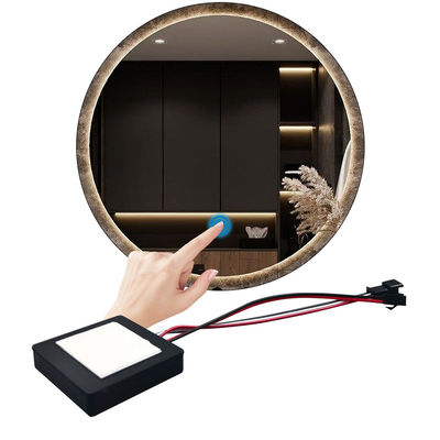 60W LED a tre colori Smart Single Key Touch Dimmer Switch per specchietti personalizzati in bagno