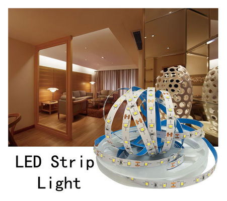 DC12V SMD2835 Electroplate PCB 60Ds 8mm Ra 80 LED Light Strip per uso residenziale