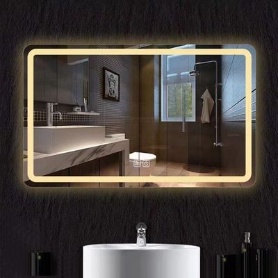Hotel Casa Decorazione bagno Grandi specchietti ovali con touch screen e luci a LED