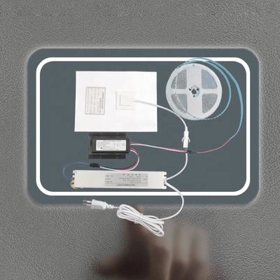 Lenti PET Materiale Bagno Sensore Tocco Interruttore Vanità Dimmer Defogger LED Smart Mirror