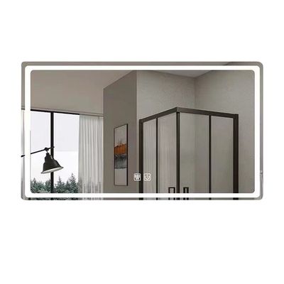 Specchio LED per bagno a parete quadrata con luci 3000-6000K anti nebbia