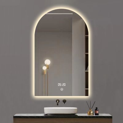 Hotel Casa Bagno Decorazione Moderno Disegno Touch Screen Smart Mirror Con Luci LED e Sensore Switch