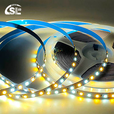 Doppi colori LED Light Strips SMD 2835 120D 8mm 1200-1600LM 2700K-6500K 35Copper Ra70