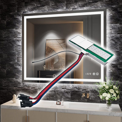 Defogger per specchi a LED con display di temperatura e tempo Sensore tattile interruttore dimmer senza step 5A 60W