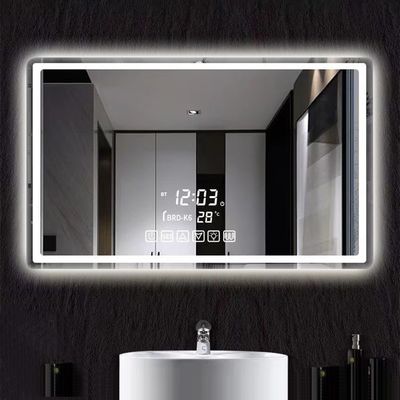 Specchio intelligente moderno con luci LED ad alta luminosità