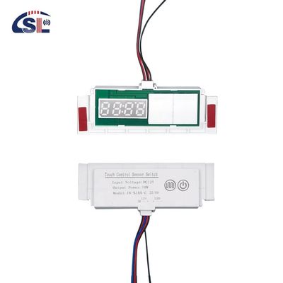 60W interruttore induttivo LED Light Defogger con display di temperatura del tempo Sensore tattile Dimmer senza passaggio