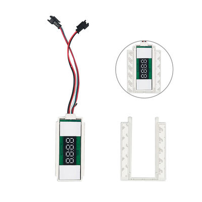 Indicatore di temperatura del tempo luce a LED specchio sensore tattile interruttore dimmer senza passaggio