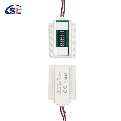 Indicatore di temperatura del tempo luce a LED specchio sensore tattile interruttore dimmer senza passaggio