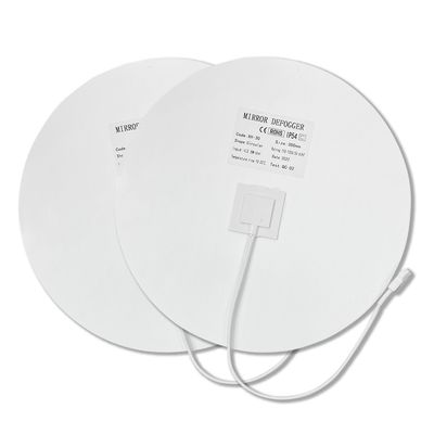 Film di riscaldamento in PET anti-nebbia per specchi d'albergo con dimensioni rotonde regolabili e potenza di uscita di 12w