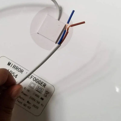 Film di riscaldamento in PET anti-nebbia per specchi d'albergo con dimensioni rotonde regolabili e potenza di uscita di 12w