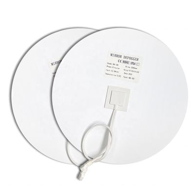 Hotel personalizzato 12V 24V impermeabile materiale PET film anti nebbia per lo specchio del bagno 10-20 temperatura