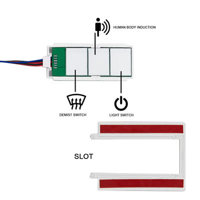 60W 5A DC12V Single Color Double Touch Sensor Switch per specchio radar LED induttivo