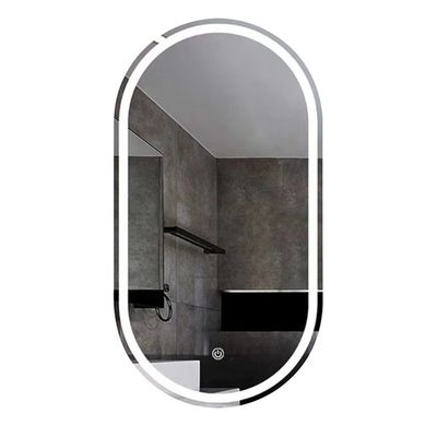 Hotel Casa Decorazione bagno LED Illuminato Tricolore Luci impermeabile Vanità Specchio
