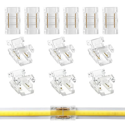 Misurazione della densità di LED illimitata COB Collegatori LED da striscia a filo per connessione da 5 a 8 mm