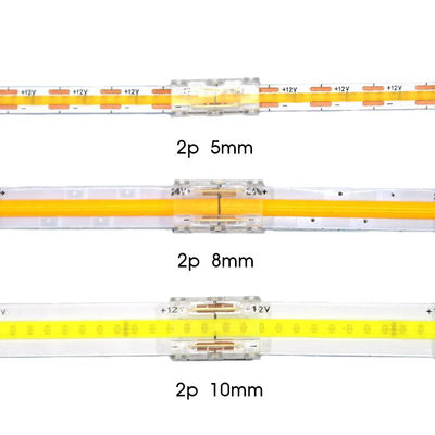 Misurazione della densità di LED illimitata COB Collegatori LED da striscia a filo per connessione da 5 a 8 mm