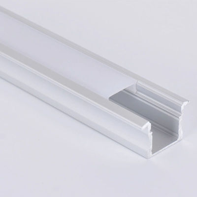 17x8mm Profil di alluminio a LED piatto montato a parete per decorazioni domestiche e illuminazione della cucina