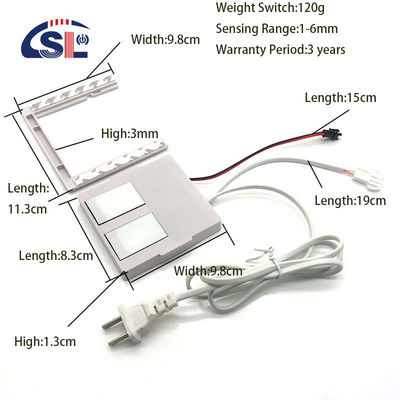 24W Smart LED Dual Touch Dimming Sensor con alimentazione integrata per il controllo e lo smogging a un solo/tre colori