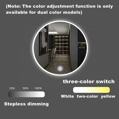 24W Smart LED Dual Touch Dimming Sensor con alimentazione integrata per il controllo e lo smogging a un solo/tre colori