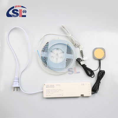 110V 240VAC Interruttore di smorzamento mirror touch integrato per Smart LED 2.5cm Cabinet Light