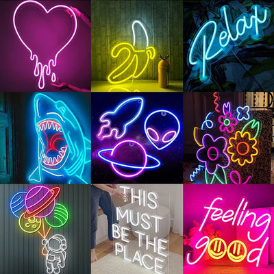 50000 ore di vita Rossa Blu Rossa LED Neon Strip Light per la sala da gioco impermeabile Flex