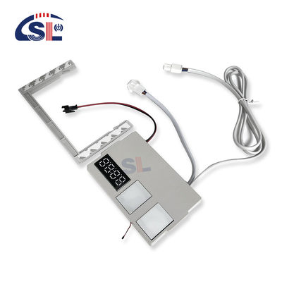 Controllo del sensore tattile a LED mono/tricolore con display di tempo e temperatura 12W/24W/36W