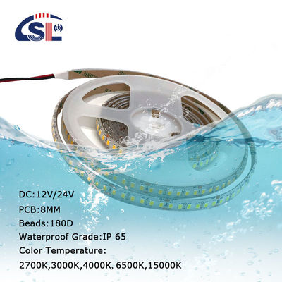 Specchi intelligenti Strisce di luce a LED con elettroplate a goccia di colla impermeabile e larghezza PCB di 8 mm