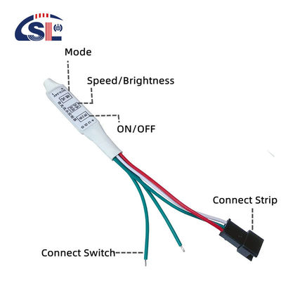 Illuminazione LED integrata a controllo RGB per il livello di attenuazione del soggiorno Sì DC 12V/24V 3A/5A