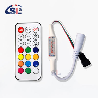 120lm/w Supporto IC Tipo 12V 21Keys RF Remote Digital LED Controller per WS2811 WS2812