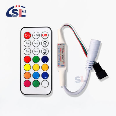Controllo remoto mini RF da 20-60 gradi per WS2811/WS2812B/WS2813/USC1903 Pixel Light
