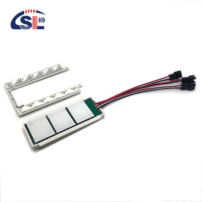 Dc12 5A integrato con tre pulsanti, sensore a tocco, interruttore di controllo, due luci a led per lo sfumatore di specchi di bagno