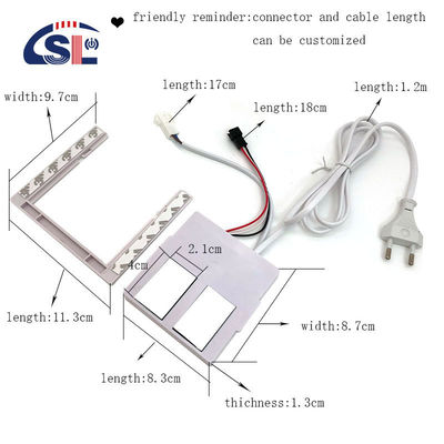 Grandi due pulsanti Switch sensore tattile con supporto facile installazione DC12V personalizzato