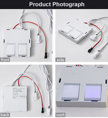 12W integrato grande due pulsanti tre colori sensore tattile interruttore per specchietti del bagno