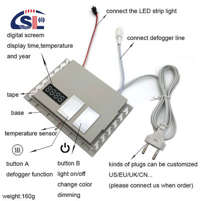 Spiegatori inclusi nel supporto Switch sensore tattile con uscita DC12V e facile installazione