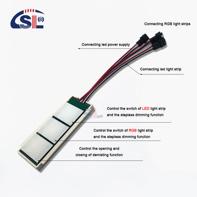 Voltaggio di lavoro AC110V/220V Switch di controllo touch sensor senza passaggio a tre tasti