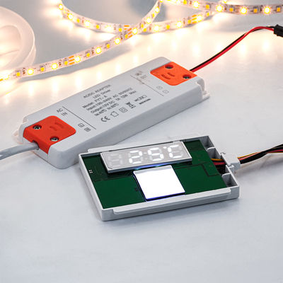 DC12V SL Split Single Button Single Color Touch Sensor Switch Radar Tempore Temperatura Display Screen con Bracket Smart Mirrors 12W 24W Voltaggio