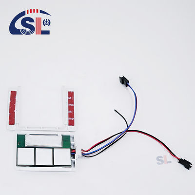 DC12V SL personalizzato Split Triple Button Triple Color Touch Sensor Switch Radar Tempo Temperatura Display Screen con bracket Smart Mirror