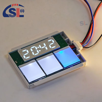 DC12V SL personalizzato Split Triple Button Triple Color Touch Sensor Switch Radar Tempo Temperatura Display Screen con bracket Smart Mirror
