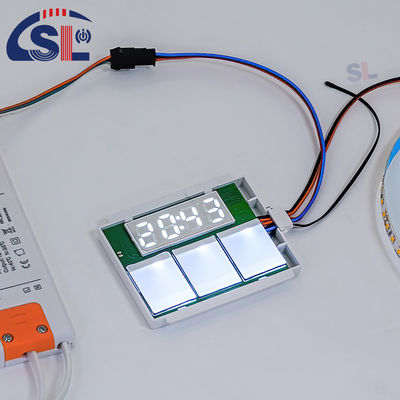 Interruttore touch sensore a un/tre colori accensione/spegnibilità per l'illuminazione LED dello specchio del bagno
