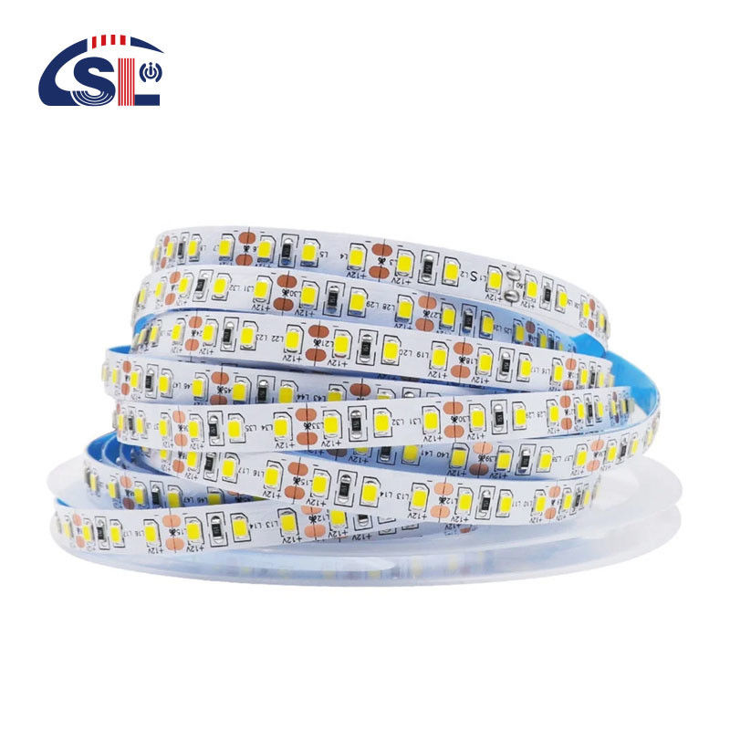 Home 12v 8mm 120leds 12000K Cool White Die-Cutting Board SMD2835 Led Strip Light per la decorazione interna